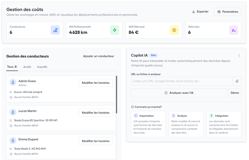 Optimisation de votre flotte